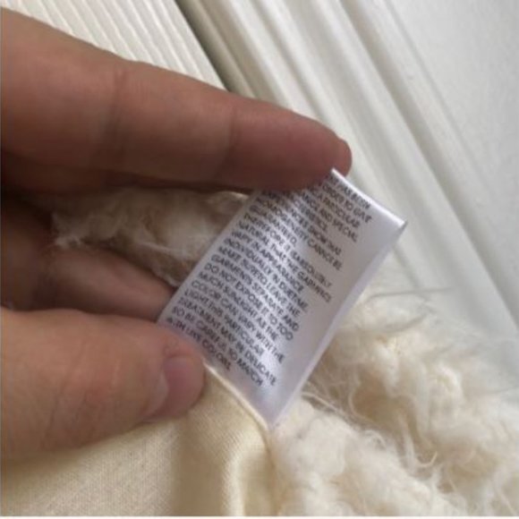 Fluffy Cream Waterfall Vest - Picture 9 of 9